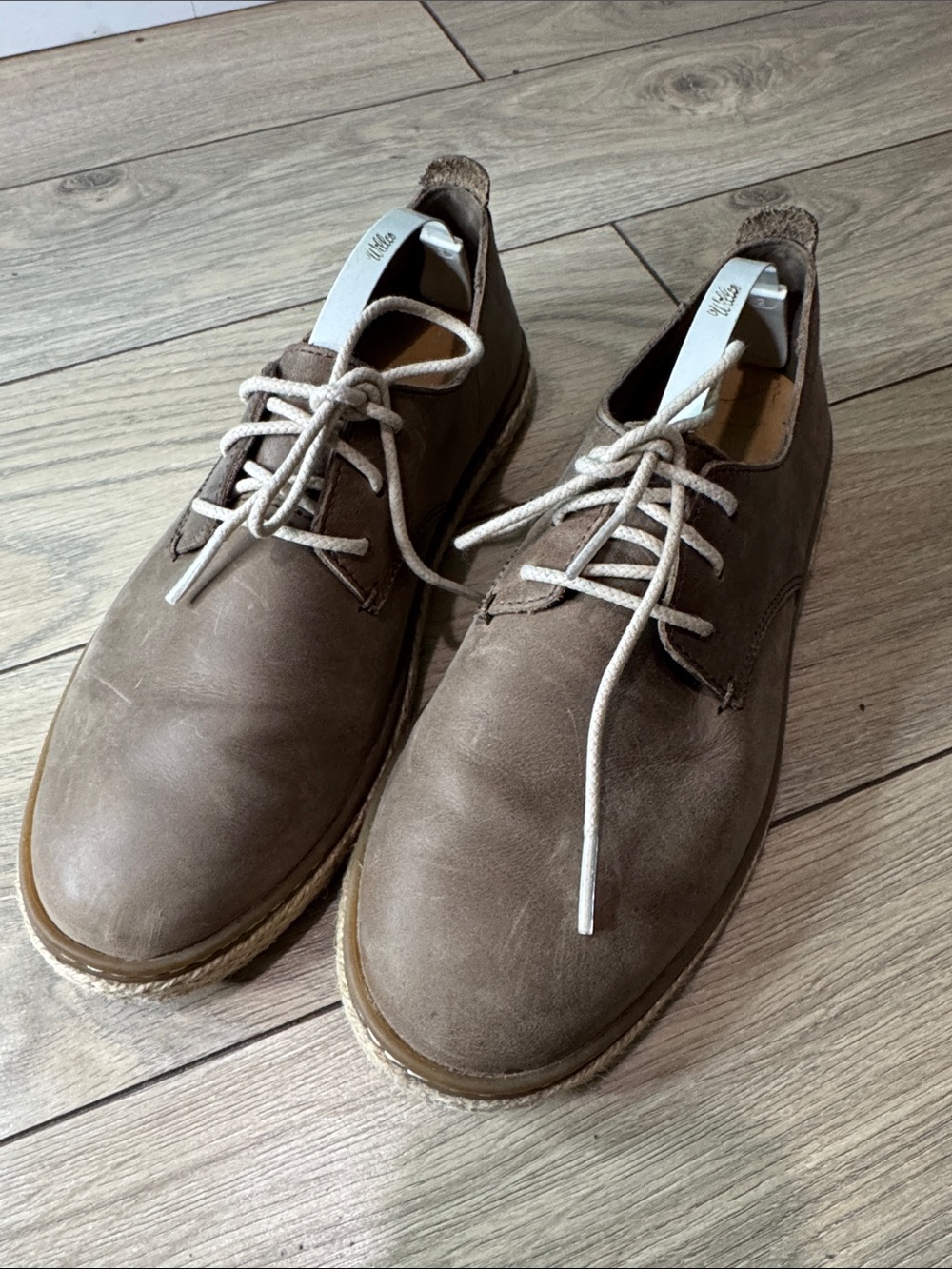Roots Casual Leather Shoes - Taupe